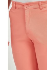 YE-807-07 Chino stretch corail (T38 à T50)