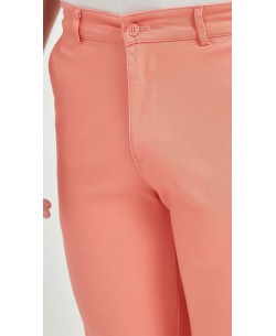 YE-807-07 Chino stretch corail (T38 à T50)