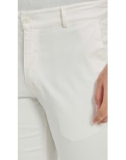 YE-807-08 Chino stretch blanc (T38 à T50)