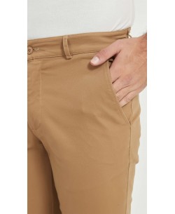 YE-807-09 Chino stretch camel (T38 à T50)