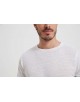 23501-1 T-shirt blanc en lin