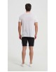 23501-1 T-shirt blanc en lin