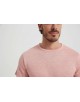 23501-14 T-shirt rose saumon en lin