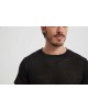 23501-4 T-shirt noir en lin