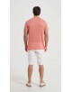 23501-13 T-shirt corail en lin